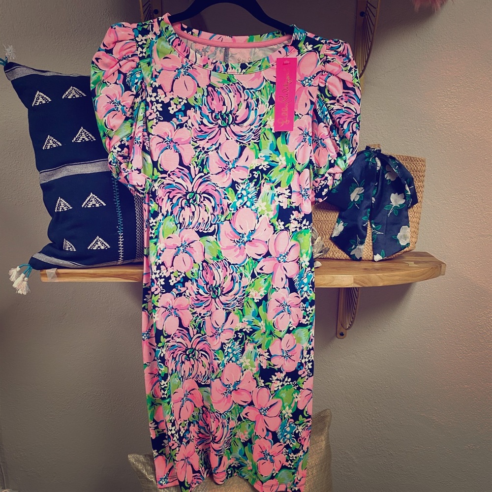 Lilly Pulitzer ruffle sleeve dress